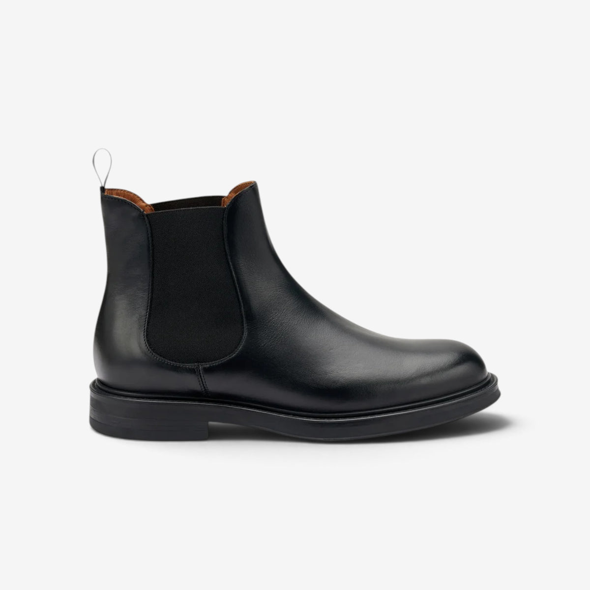Frau | Stivaletto Chelsea da uomo in pelle nera Poncho A73N3