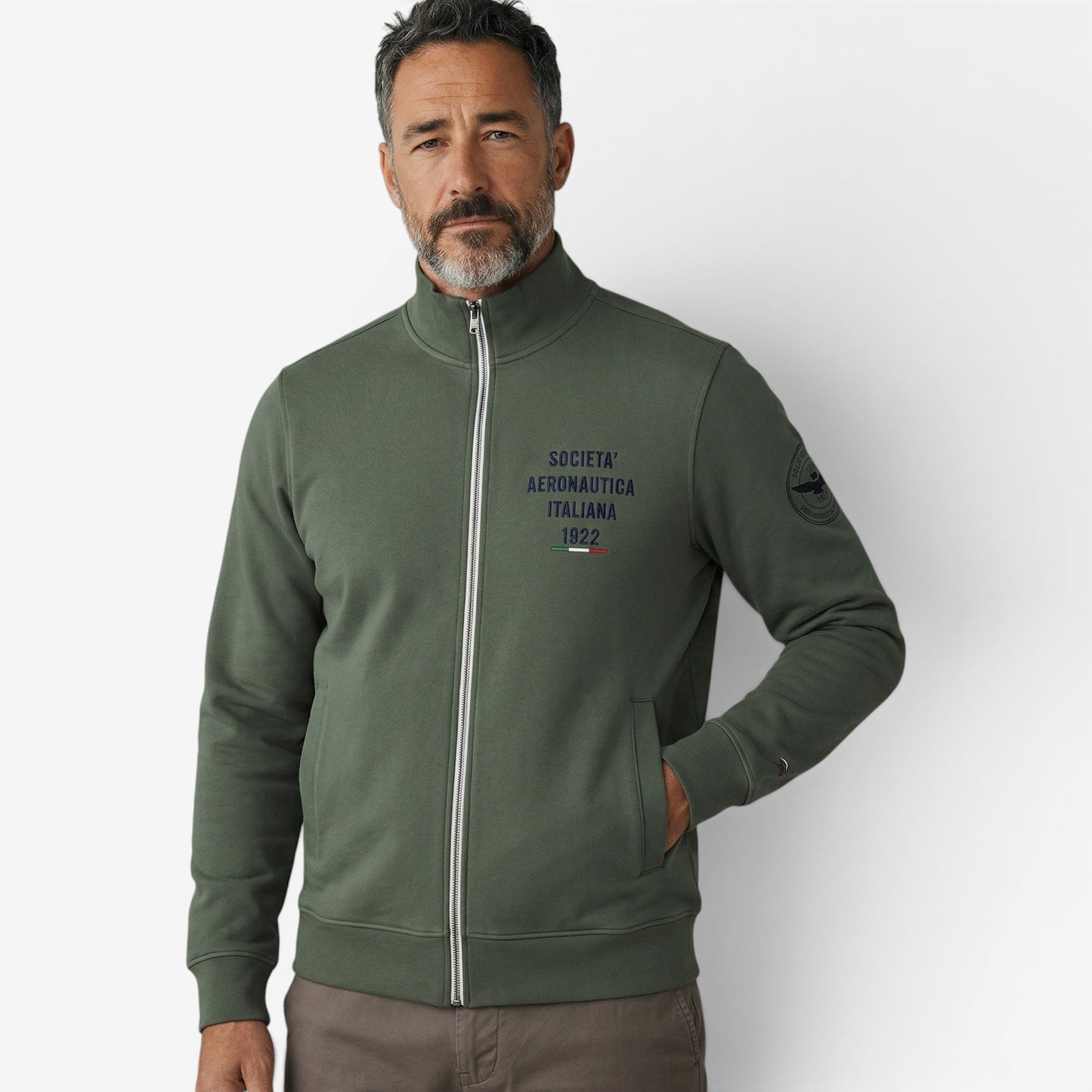 Aeronautica Italiana | Felpa full zip