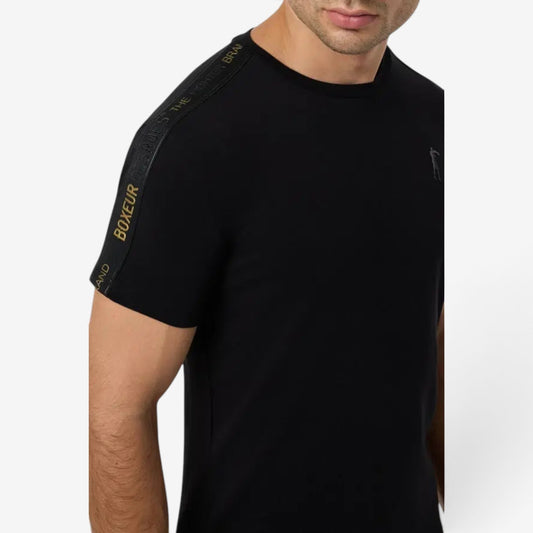 Boxeur Des Rues | T-Shirt con banda laterale logata BXM0200682BA