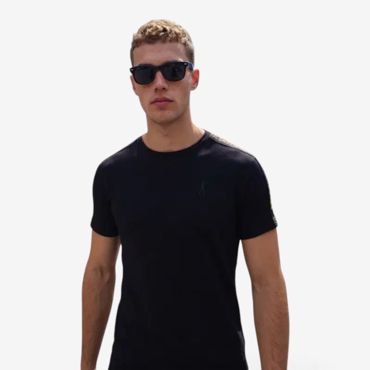 Boxeur Des Rues | T-Shirt con banda laterale logata BXM0200682BA