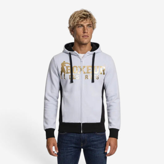 Boxeur Des Rues | Felpa Logo Full Zip BXM0404551BA