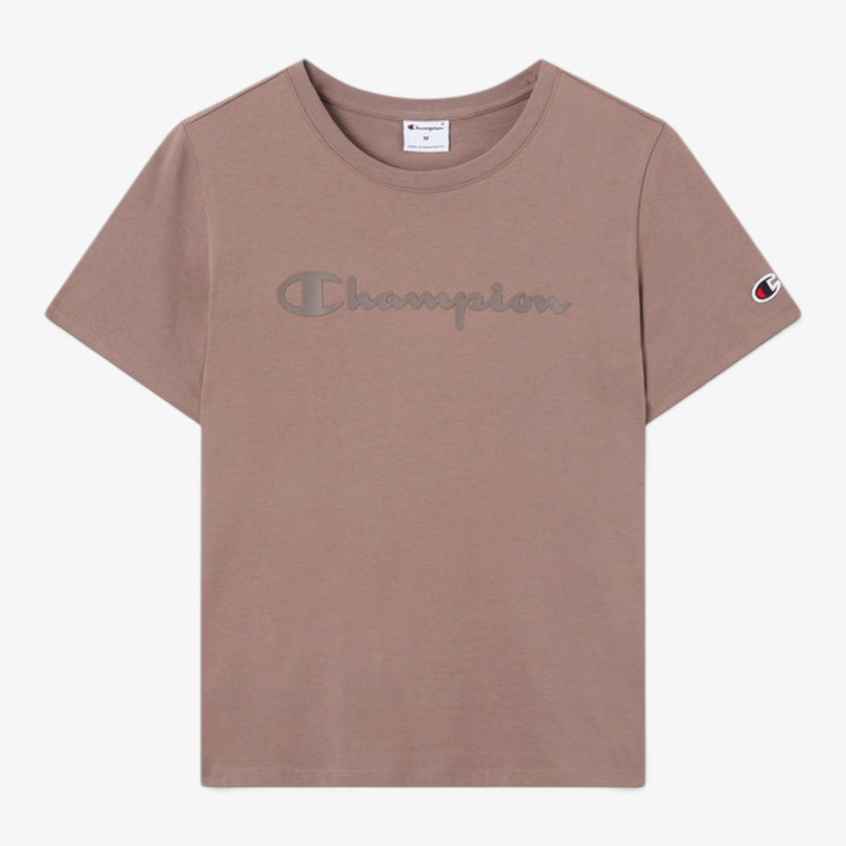 Champion | T-Shirt Slim in cotone da Donna in color Terracotta 119125-MS513