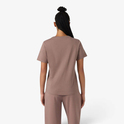 Champion | T-Shirt Slim in cotone da Donna in color Terracotta 119125-MS513