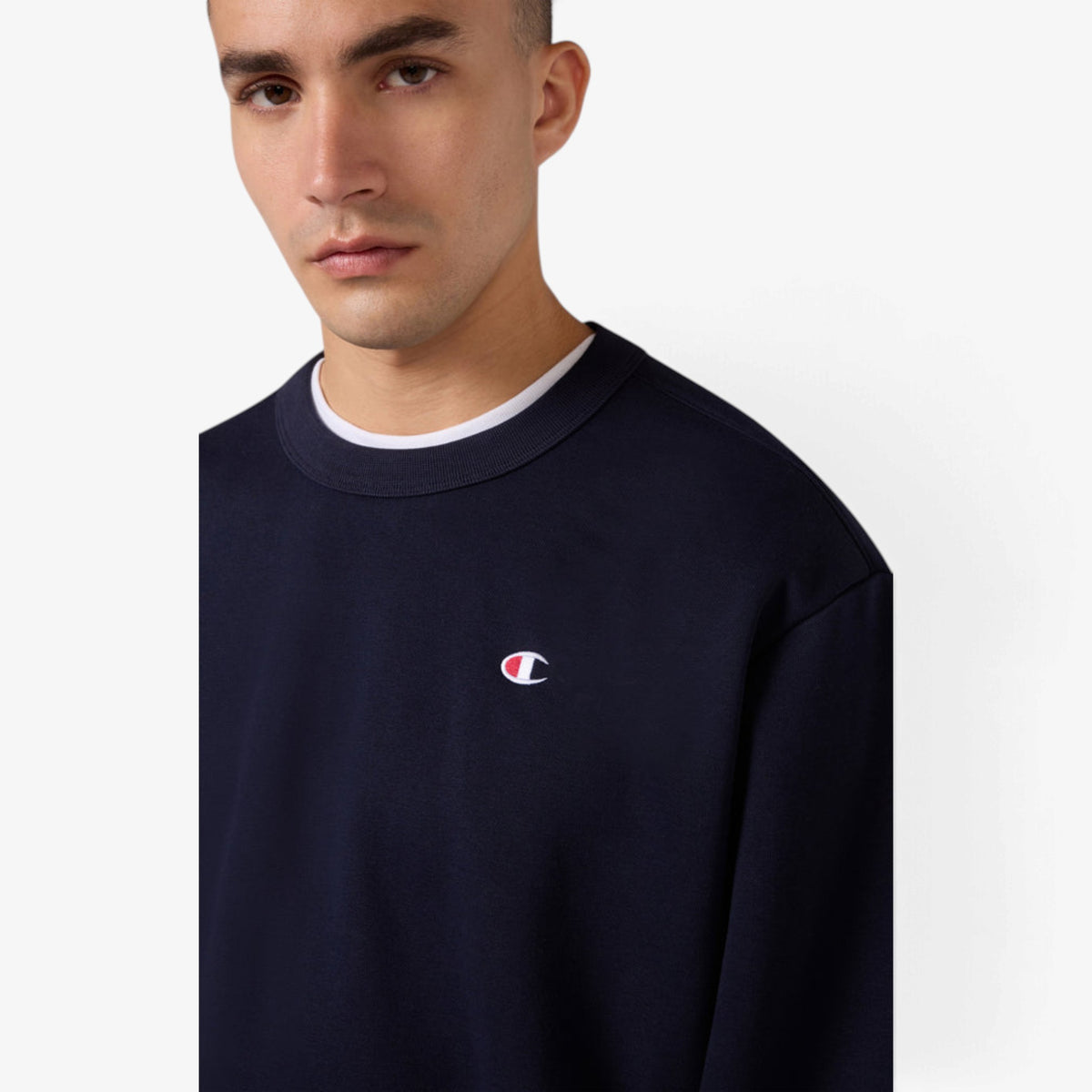 Champion | Felpa Girocollo Uomo con interno felpato 223075-BS501