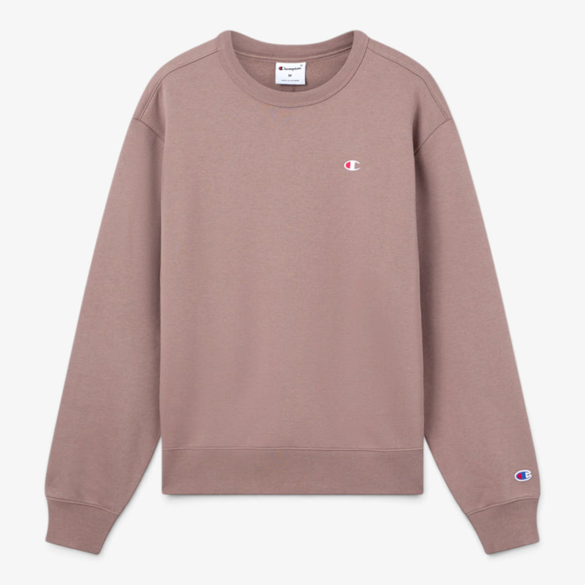 Champion | Felpa Girocollo color Terracotta con interno Felpato 223075-MS513