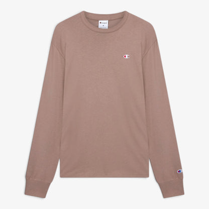 Champion | T-Shirt in cotone color Terracotta a maniche lunghe 223077-MS513