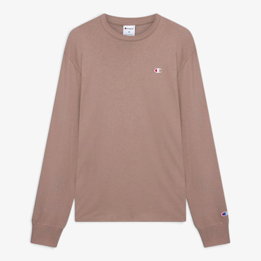 Champion | T-Shirt in cotone color Terracotta a maniche lunghe 223077-MS513