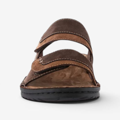 Grünland | Ciabatta Lapo in pelle con velcro