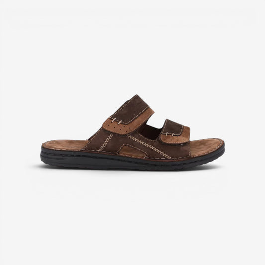 Grünland | Ciabatta Lapo in pelle con velcro