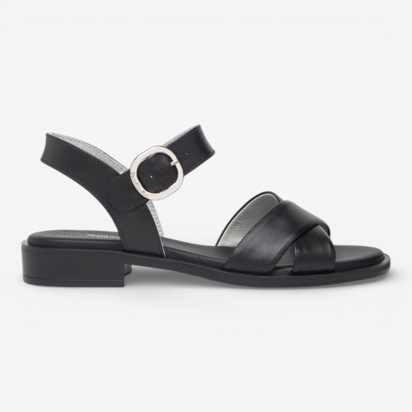 Nero Giardini | Sandalo Barolo in pelle intrecciato