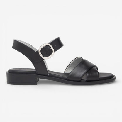 Nero Giardini | Sandalo Barolo in pelle intrecciato