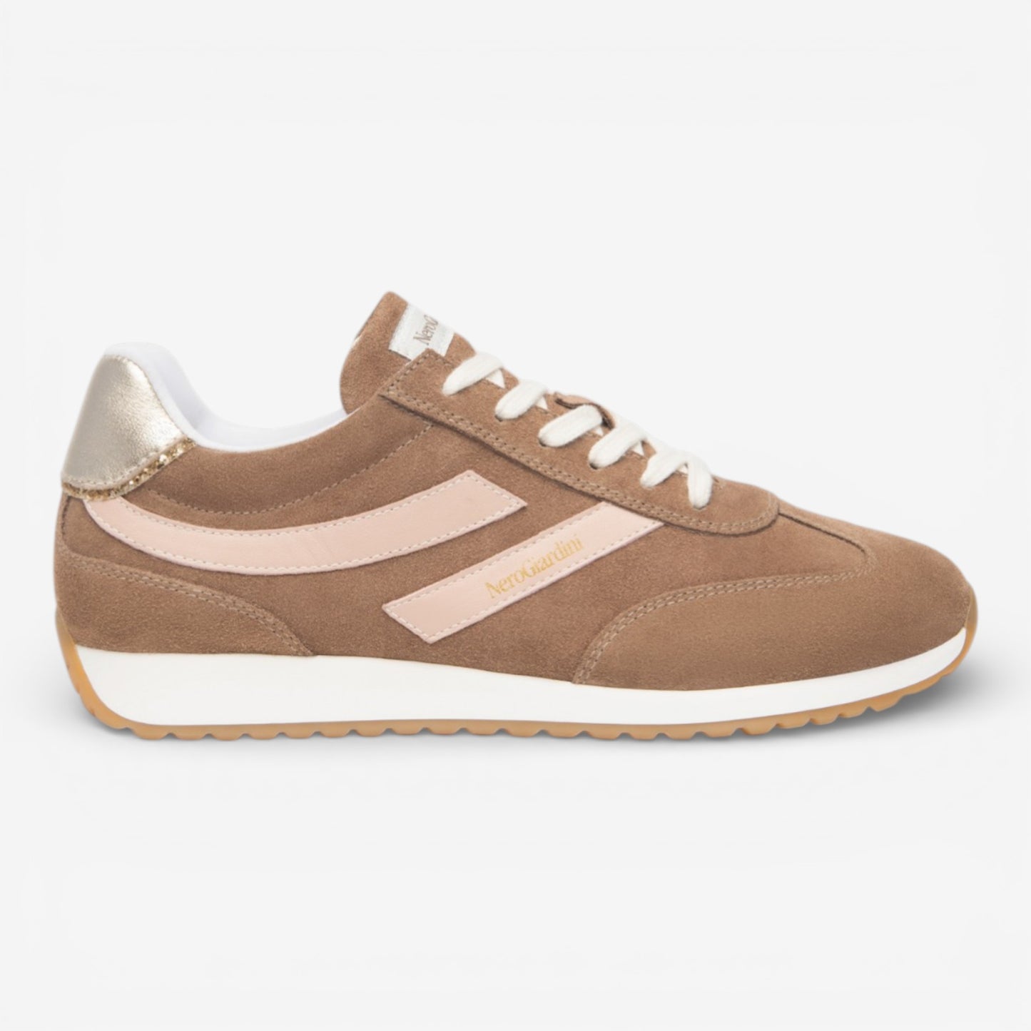 Nero Giardini | Sneakers scamosciata con suola color miele