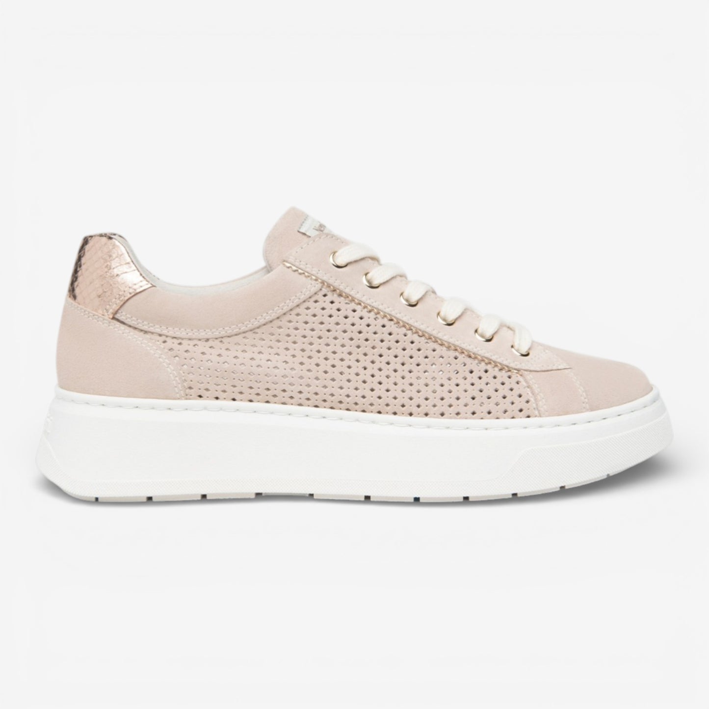 Nero Giardini | Sneakers in pelle scamosciata traforata