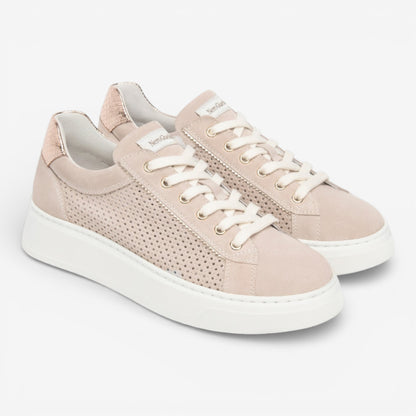 Nero Giardini | Sneakers in pelle scamosciata traforata