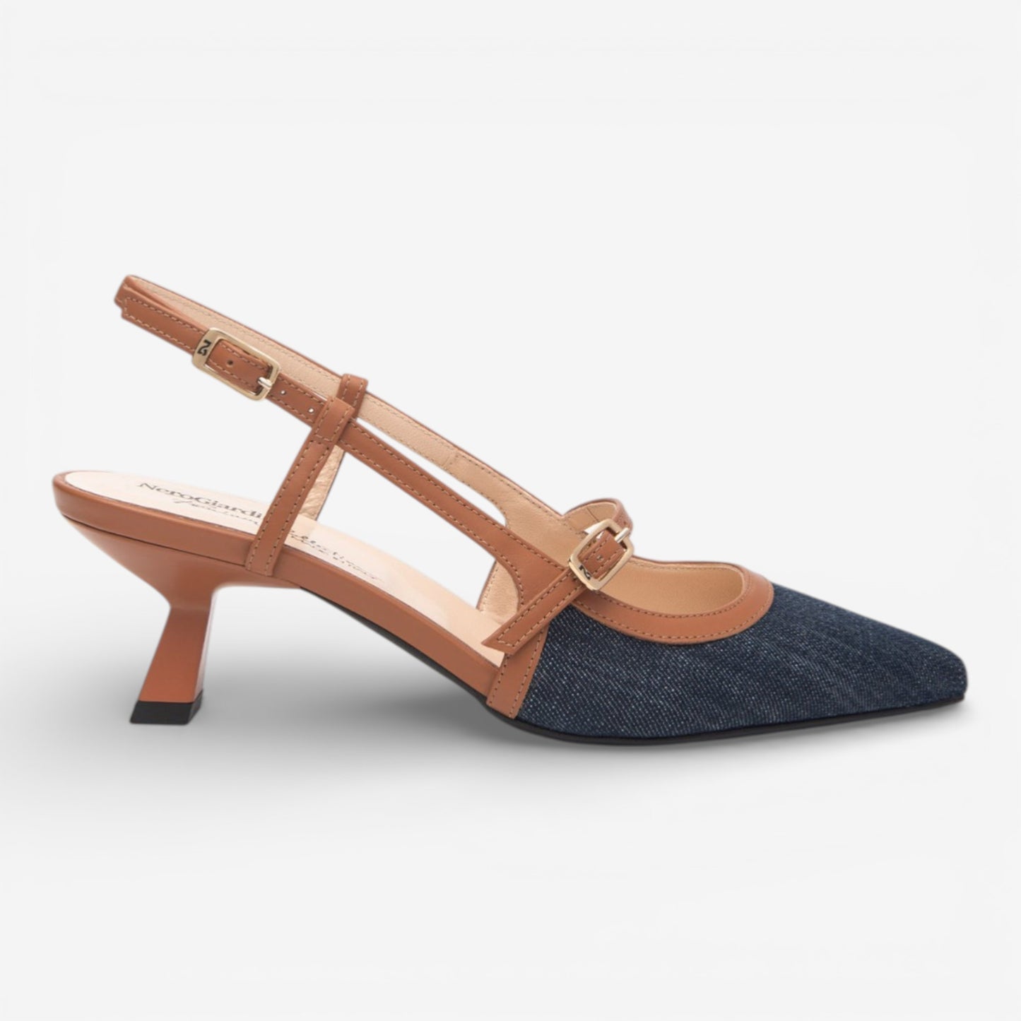 Nero Giardini | Slingback in Jeans con tacco