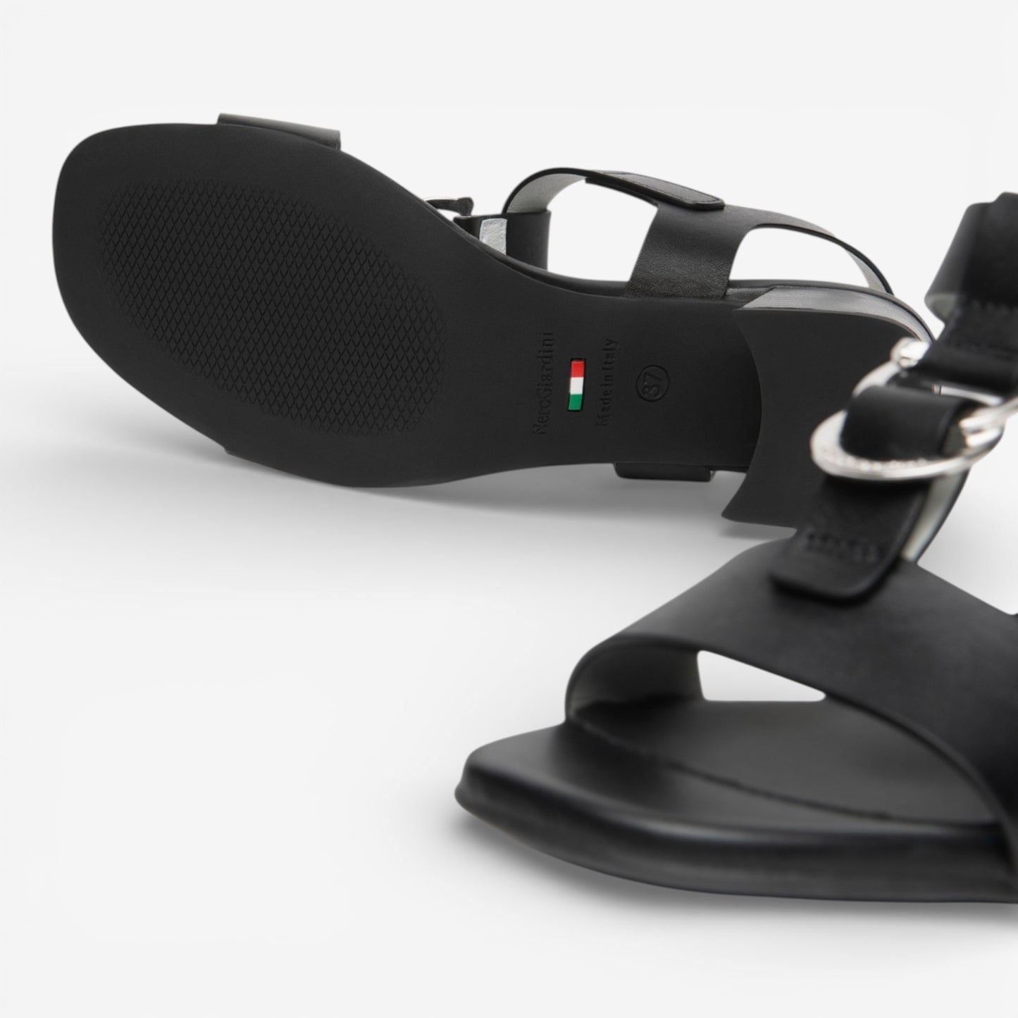 Nero Giardini | Sandalo Tamigi in pelle