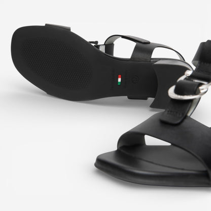 Nero Giardini | Sandalo Tamigi in pelle