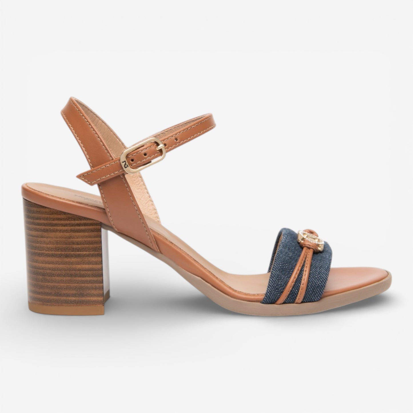 Nero Giardini | Sandalo in Jeans con tacco