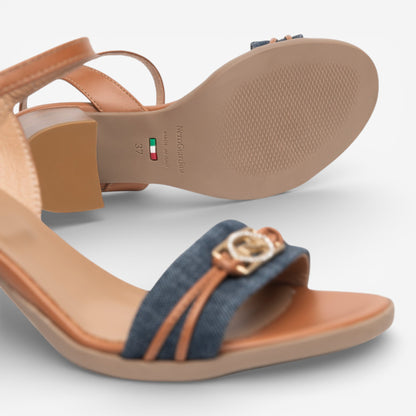 Nero Giardini | Sandalo in Jeans con tacco