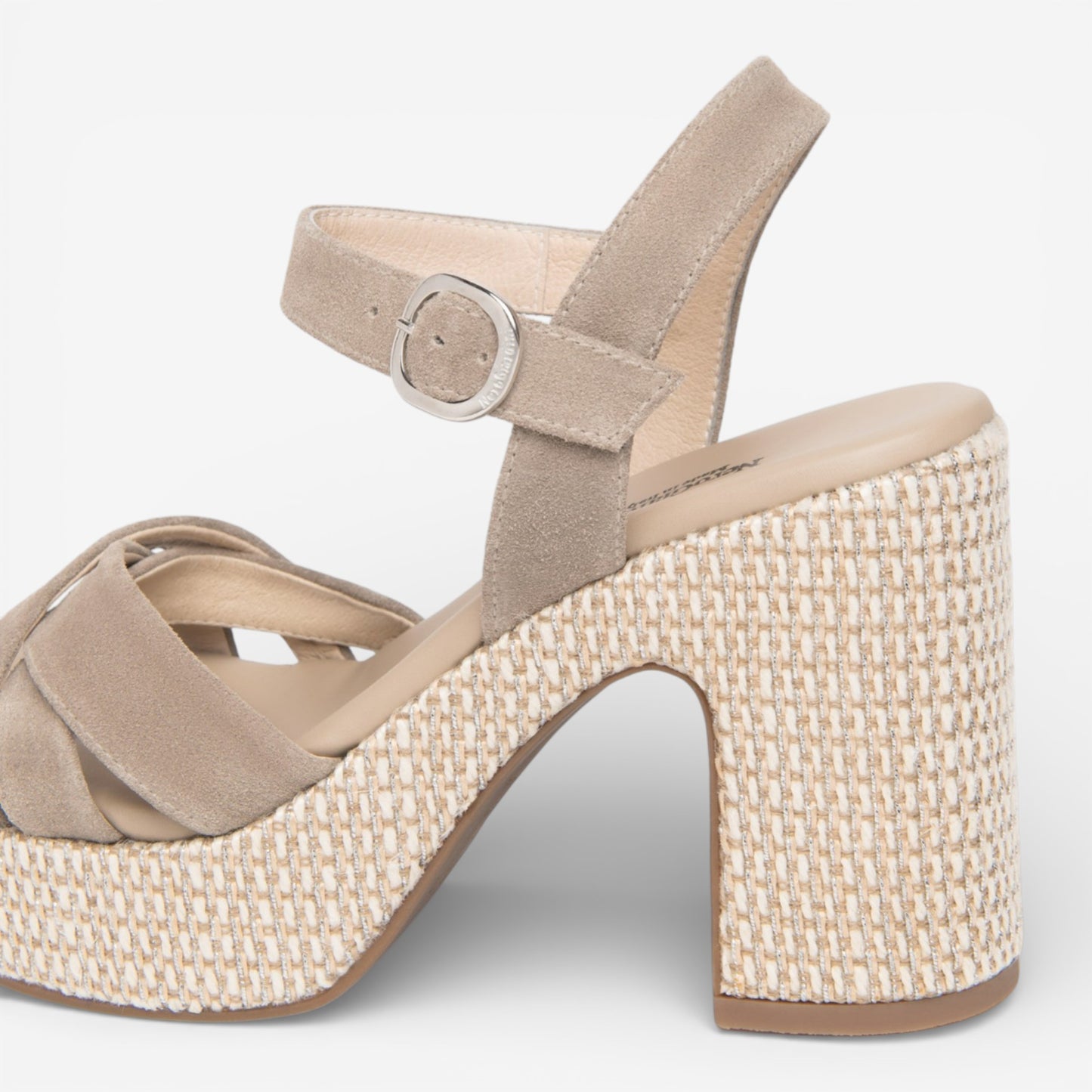 Nero Giardini | Sandalo Velour con tacco