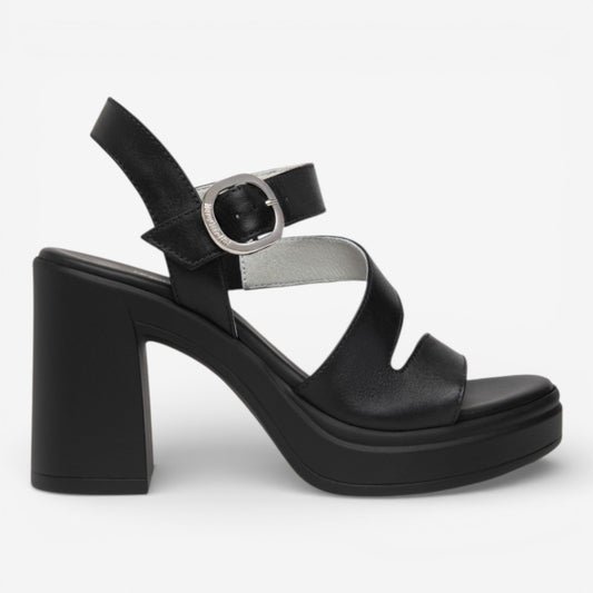 Nero Giardini | Sandalo Tamigi in pelle con tacco