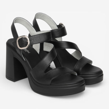 Nero Giardini | Sandalo Tamigi in pelle con tacco