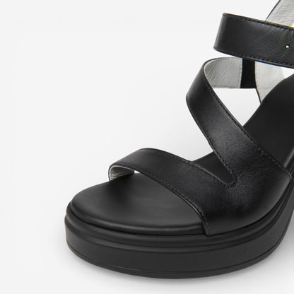 Nero Giardini | Sandalo Tamigi in pelle con tacco