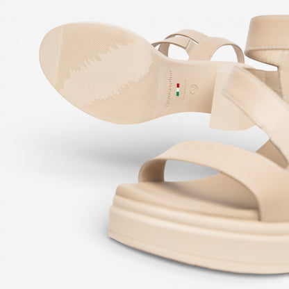Nero Giardini | Sandalo Tamigi in pelle con tacco