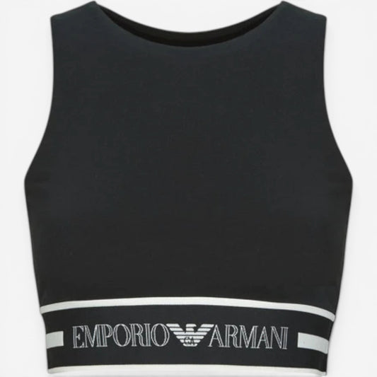 Emporio Armani | Top con banda elastica logata