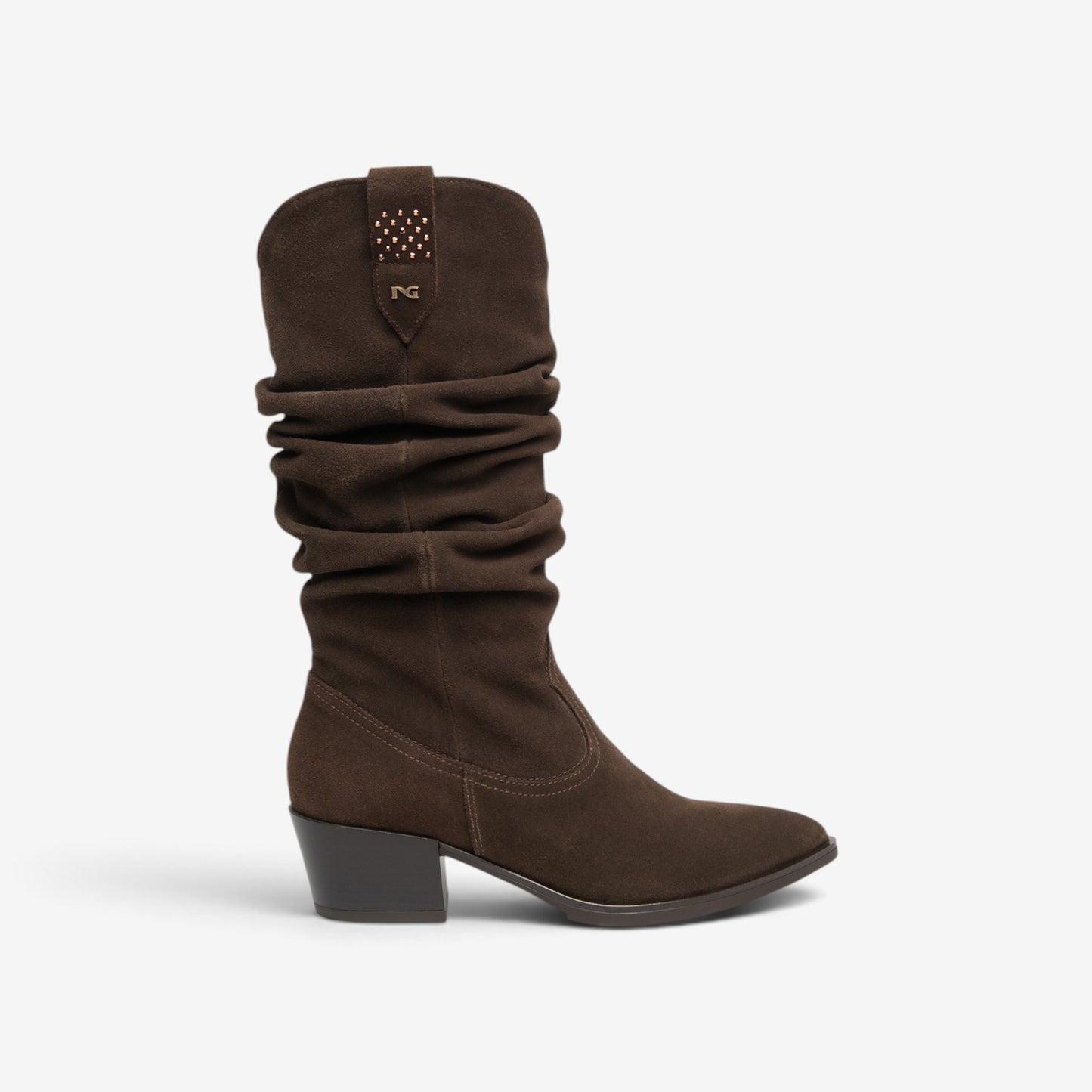 Nero Giardini | Stivale in camoscio I617128D