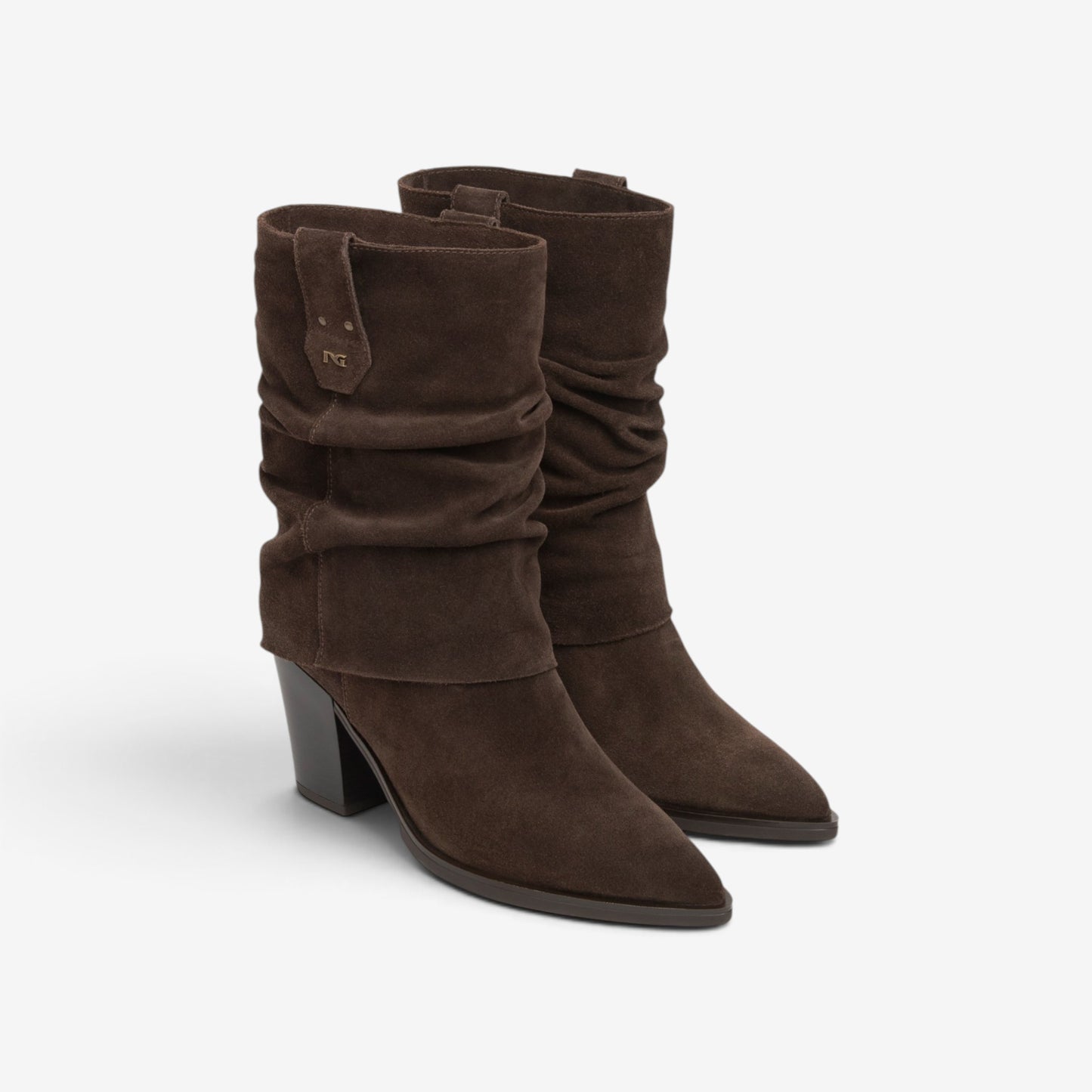 Nero Giardini | Tronchetto Arold in pelle scamosciata I617147D