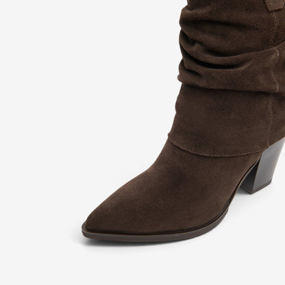 Nero Giardini | Tronchetto Arold in pelle scamosciata I617147D