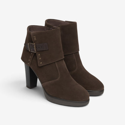 Nero Giardini | Tronchetto Arold Savana in pelle scamosciata I617274D