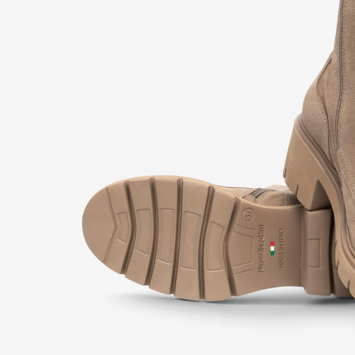 Nero Giardini | Stivaletto Anfibio Velour I618051D