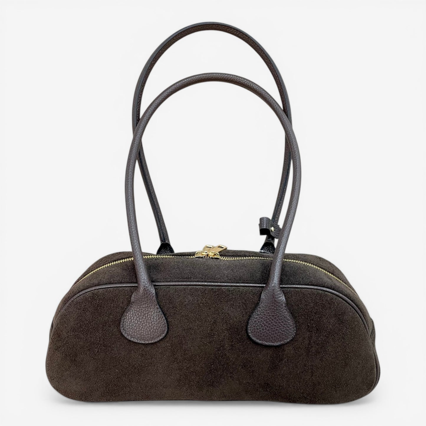 Kammi | Borsa bauletto in pelle scamosciata