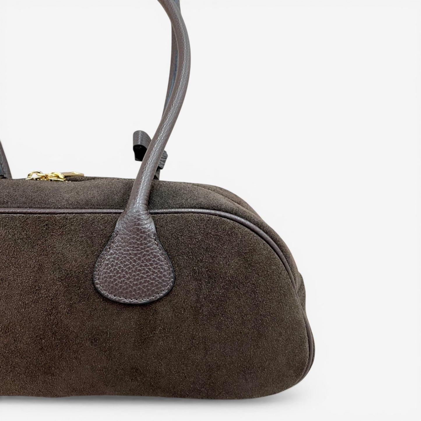 Kammi | Borsa bauletto in pelle scamosciata