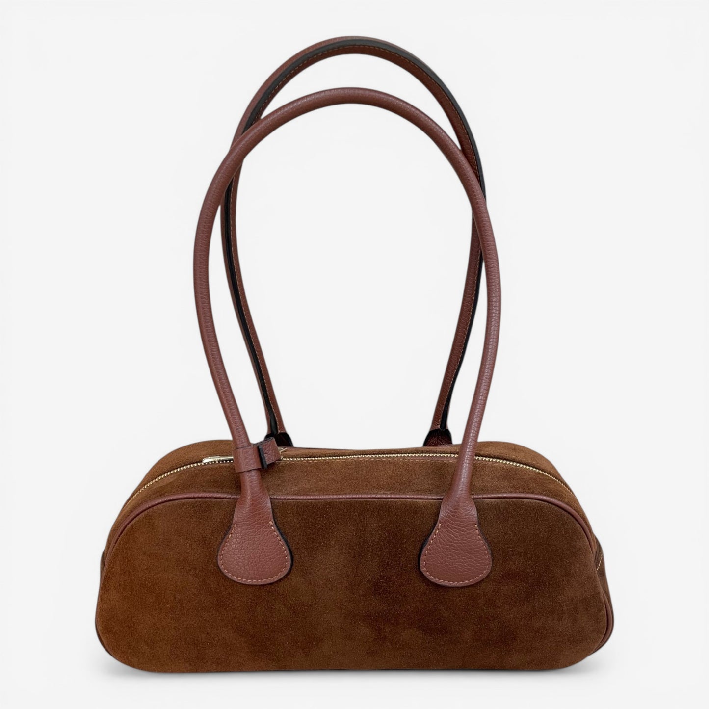 Kammi | Borsa bauletto in pelle scamosciata