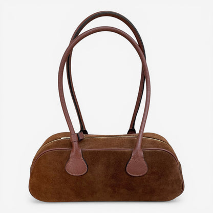 Kammi | Borsa bauletto in pelle scamosciata