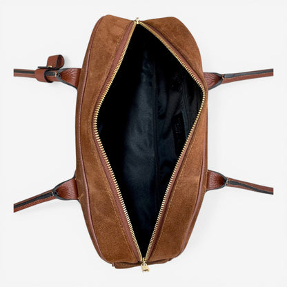 Kammi | Borsa bauletto in pelle scamosciata