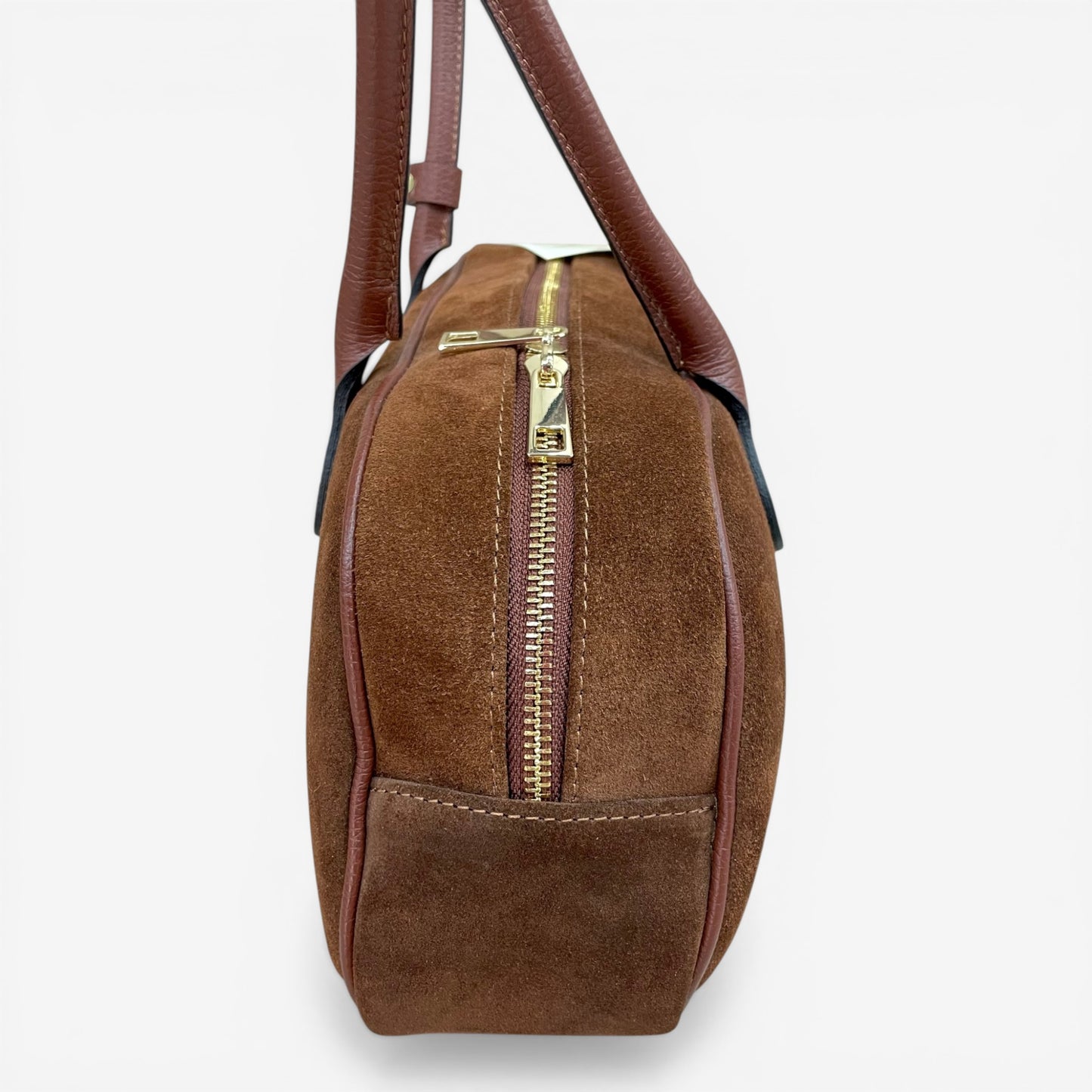 Kammi | Borsa bauletto in pelle scamosciata