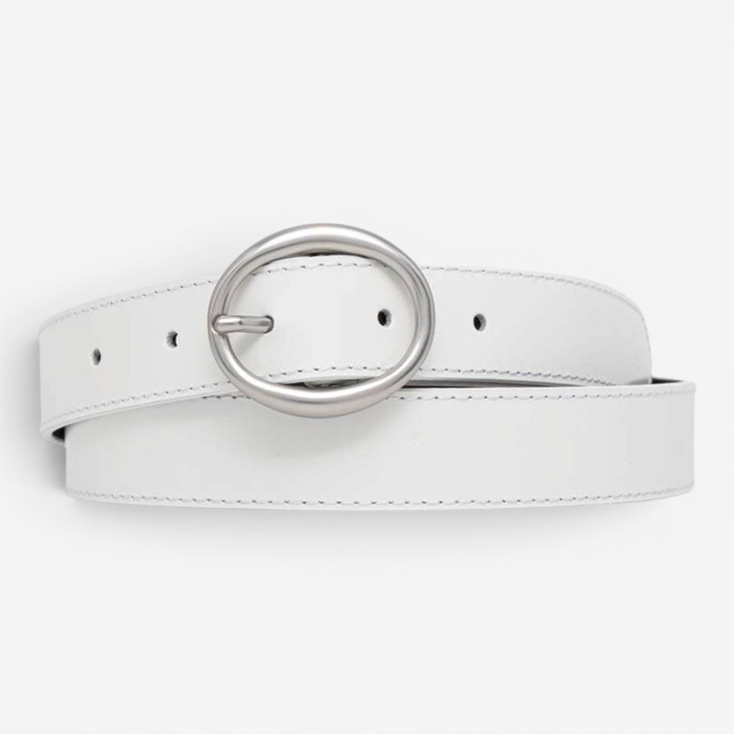 Calvin Klein | Cintura Classic Round in pelle