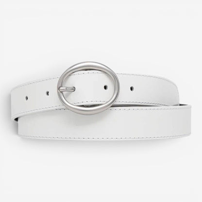 Calvin Klein | Cintura Classic Round in pelle