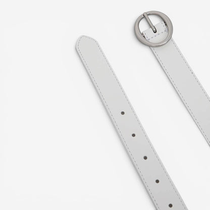 Calvin Klein | Cintura Classic Round in pelle
