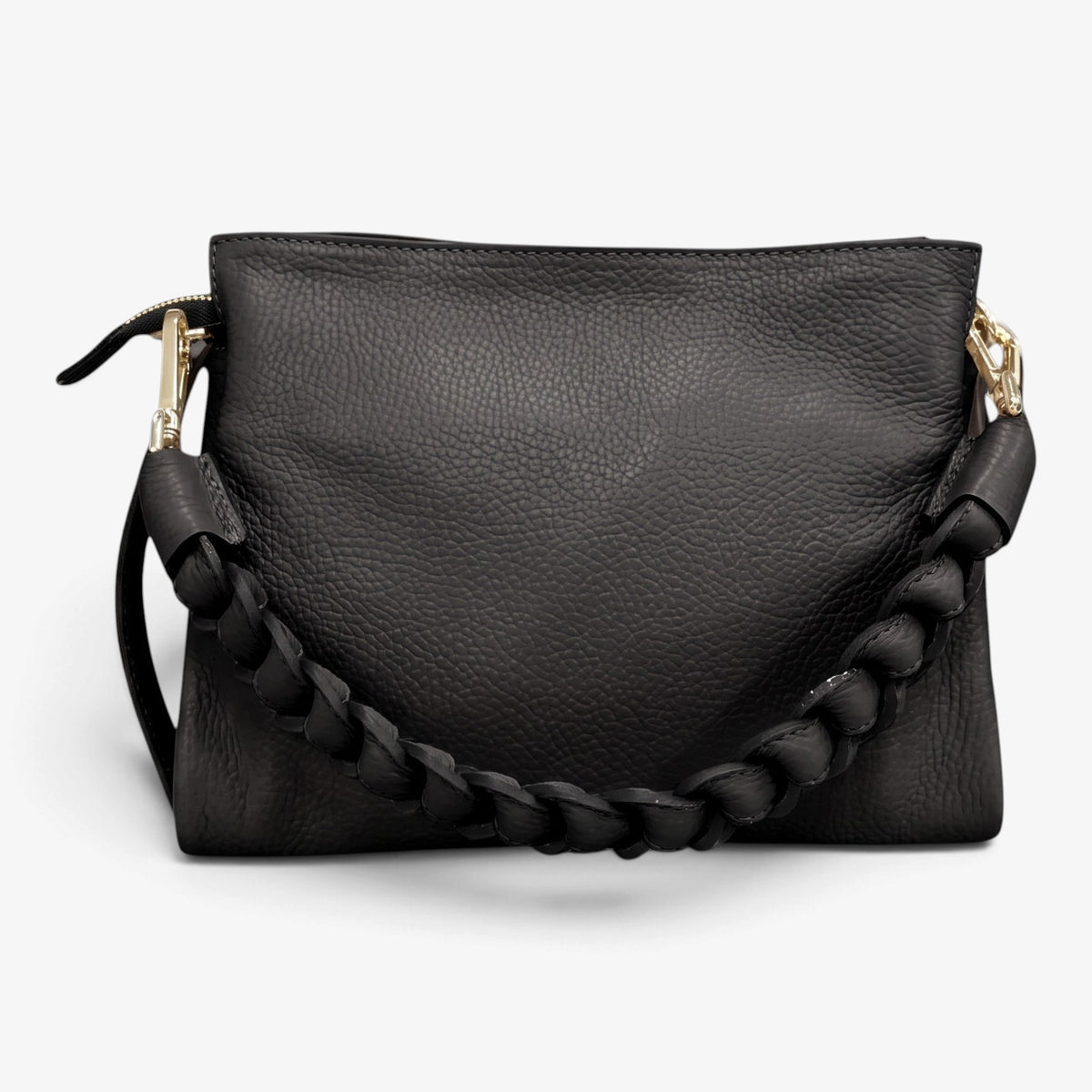 Kammi | Borsa Giorgia KB2350 con manico intrecciato e tracolla