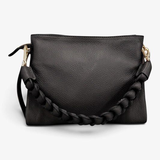 Kammi | Borsa Giorgia KB2350 con manico intrecciato e tracolla