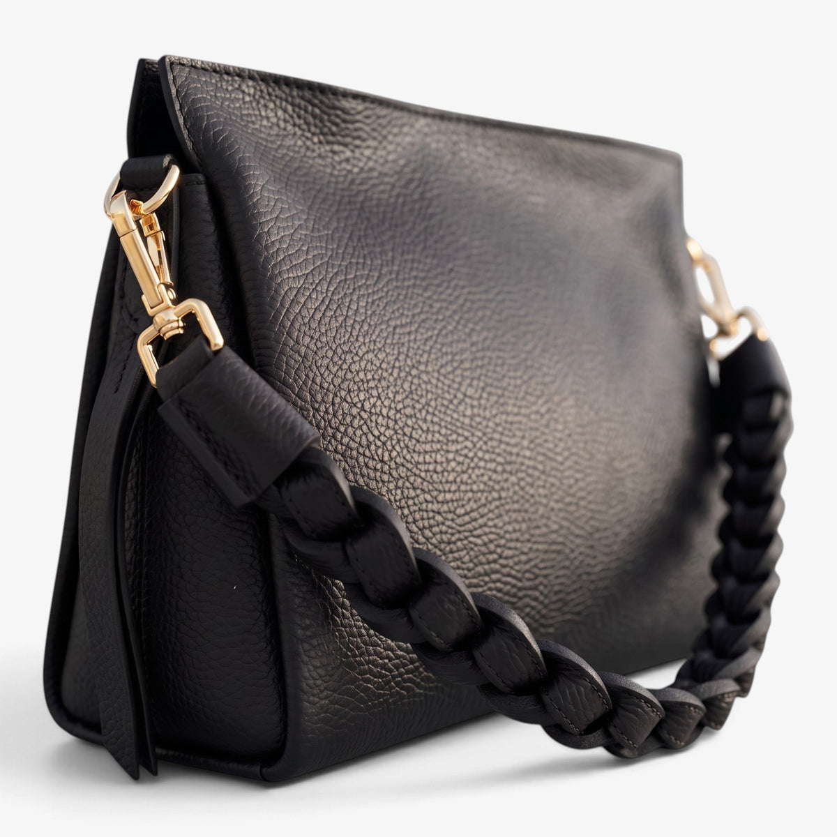 Kammi | Borsa Giorgia KB2350 con manico intrecciato e tracolla