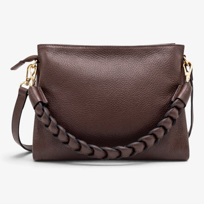 Kammi | Borsa Giorgia KB2350 con manico intrecciato e tracolla