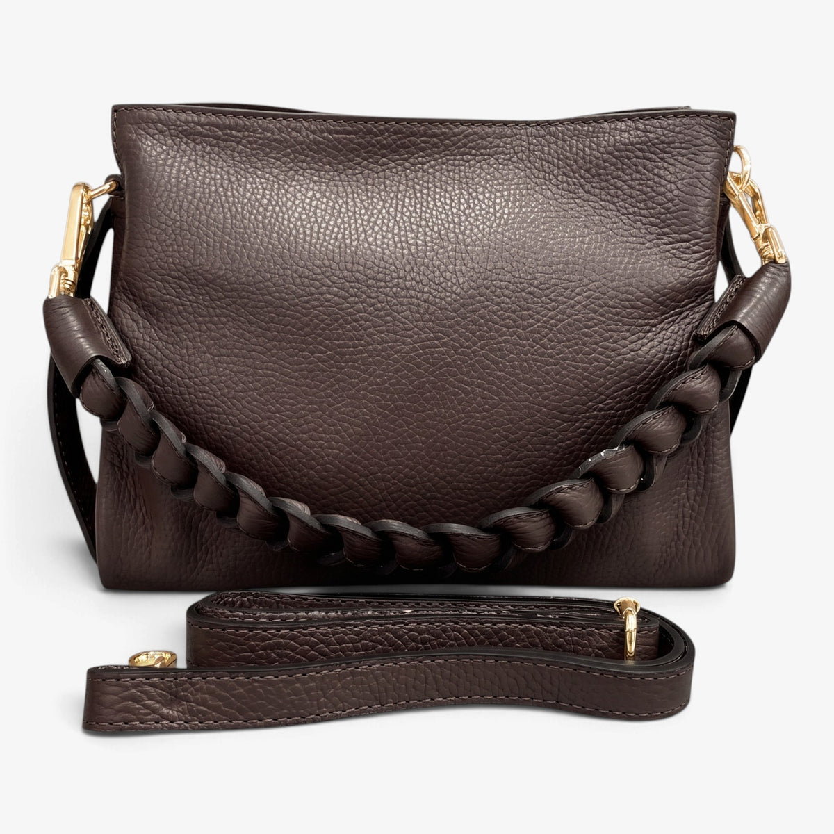 Kammi | Borsa Giorgia KB2350 con manico intrecciato e tracolla