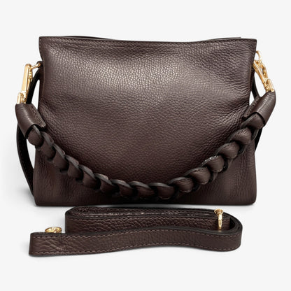 Kammi | Borsa Giorgia KB2350 con manico intrecciato e tracolla