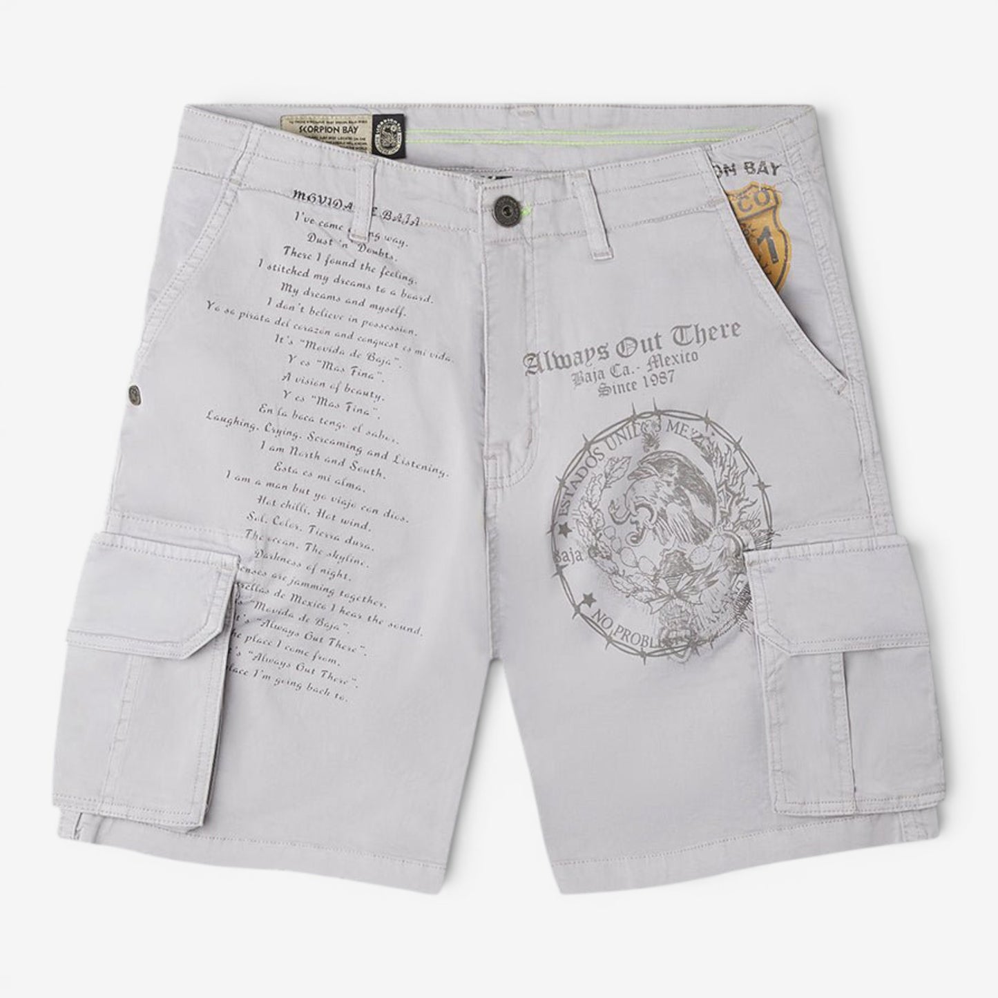 Scporpion Bay | Bermuda cargo multitasca Tattoo All over